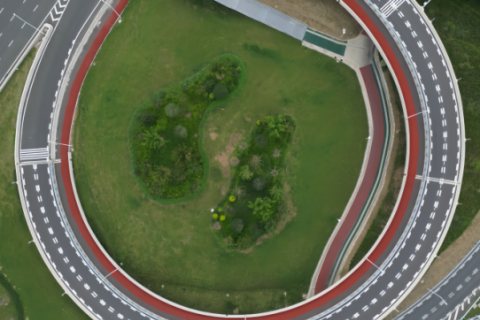 瀝路力聚合物彩色防滑路面
