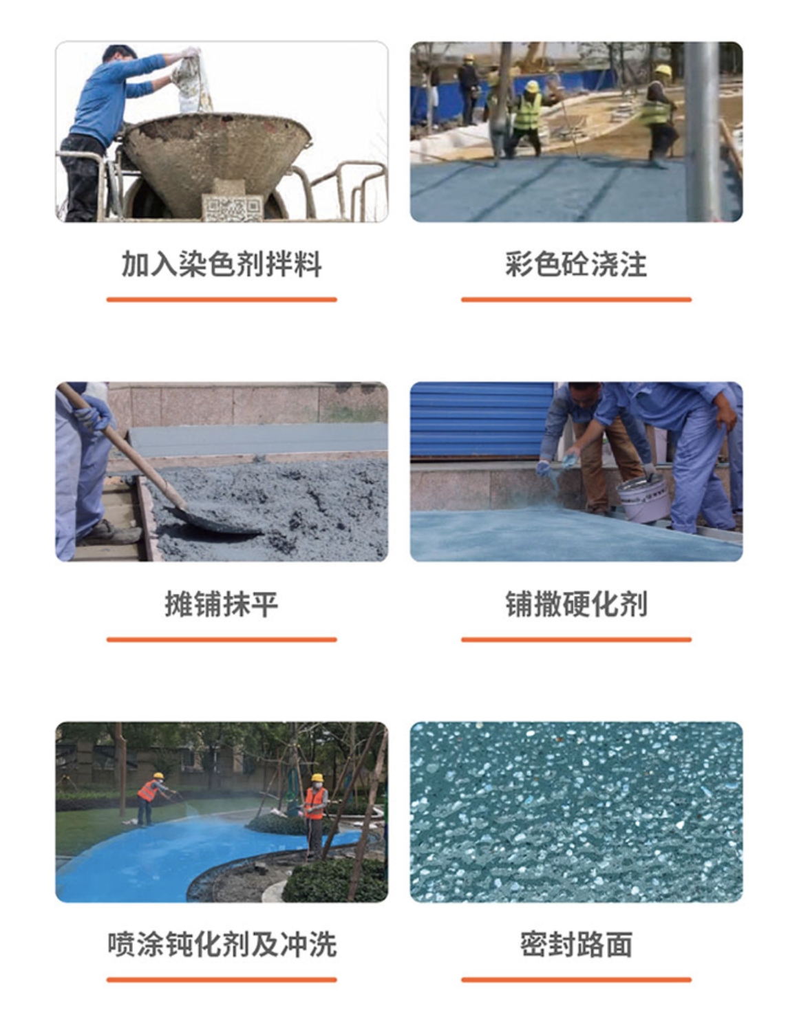 礫石聚合物路面_施工工序