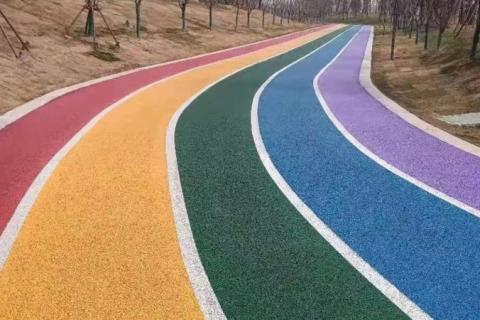 彩色瀝青混凝土路面